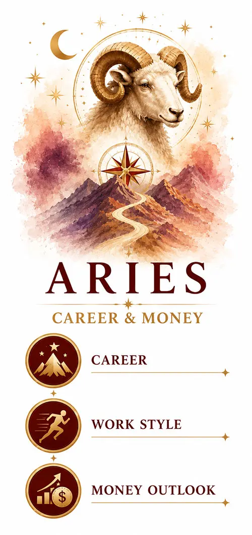 Aries career and money