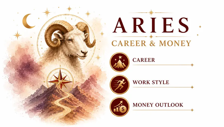 Aries career and money