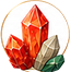 Aries zodiac crystals
