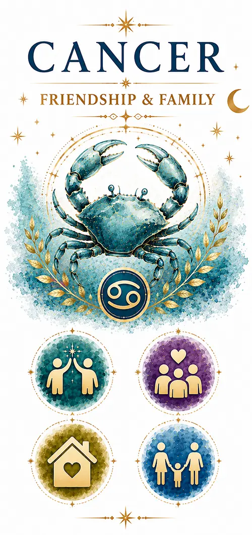 Cancer friendship and family relationships