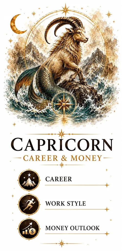 Capricorn career and money