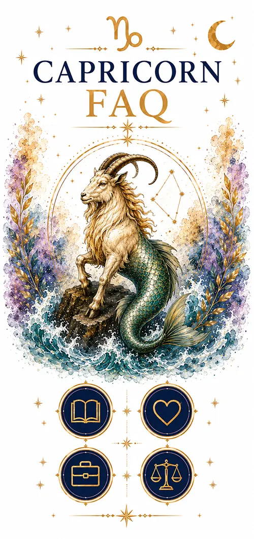 Capricorn zodiac frequently asked questions