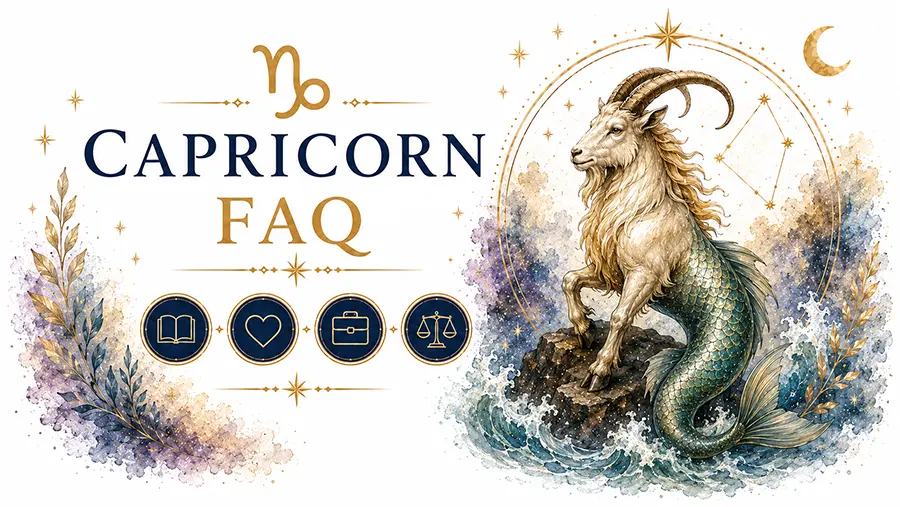 Capricorn zodiac frequently asked questions