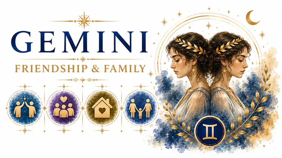 Gemini friendship and family relationships