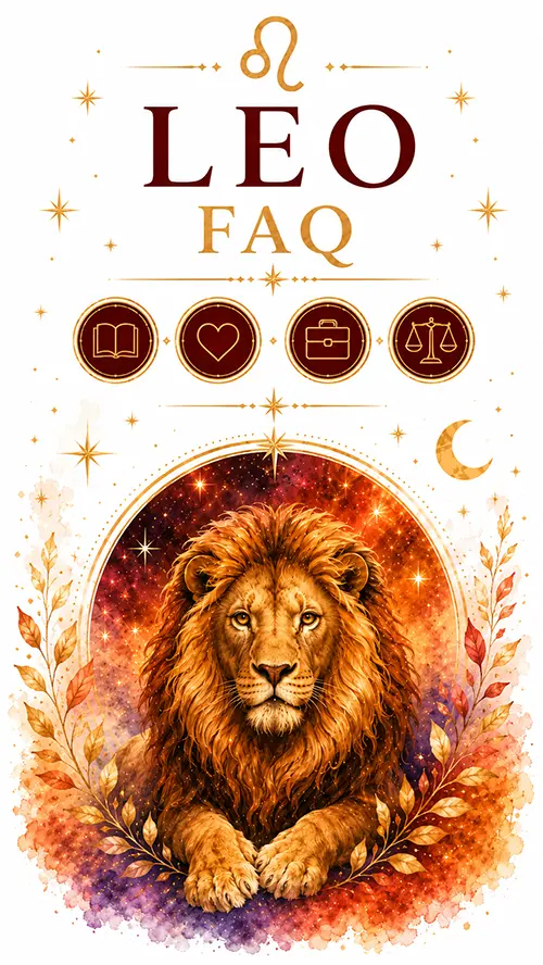 Leo zodiac frequently asked questions