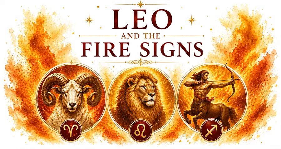 Leo and the fire zodiac signs