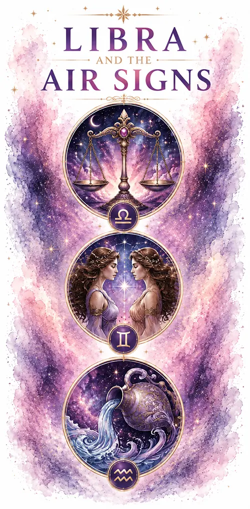 Libra and the air zodiac signs