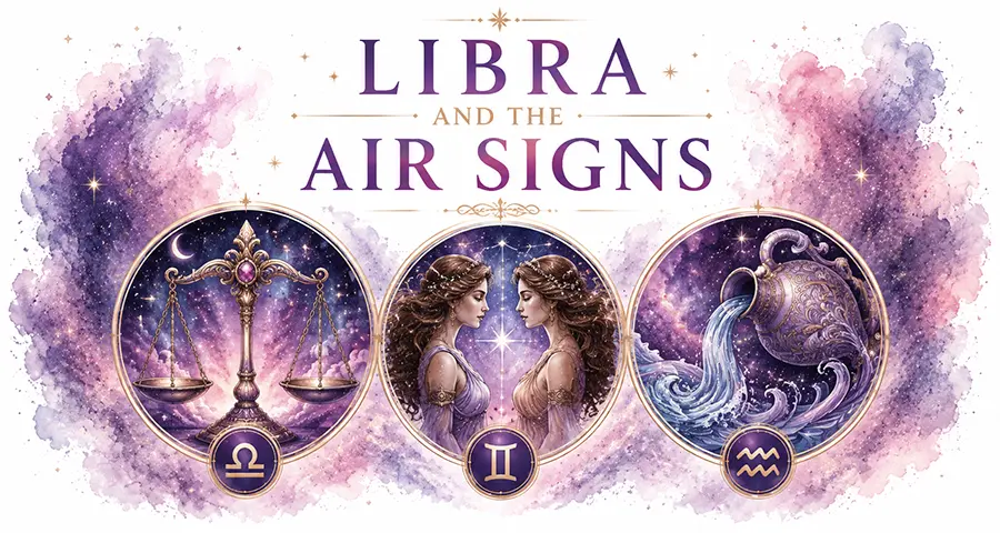 Libra and the air zodiac signs