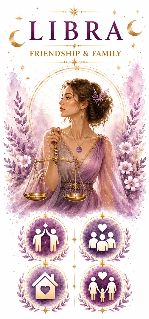 Libra friendship and family relationships