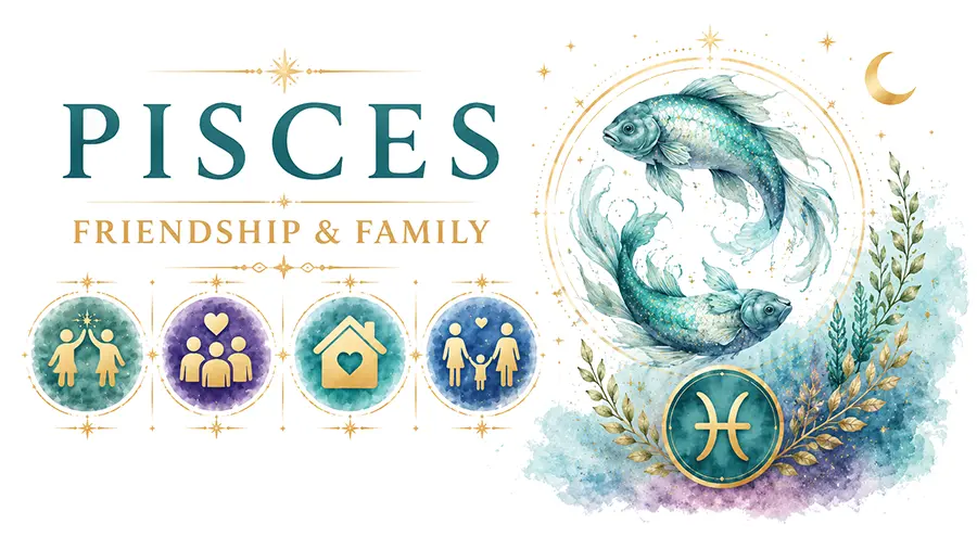 Pisces friendship and family relationships
