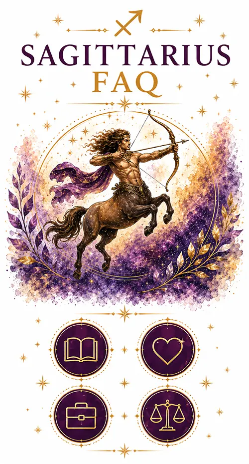 Sagittarius zodiac frequently asked questions