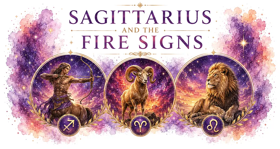 Sagittarius and the fire zodiac signs