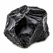 Black Obsidian crystal associated with Scorpio