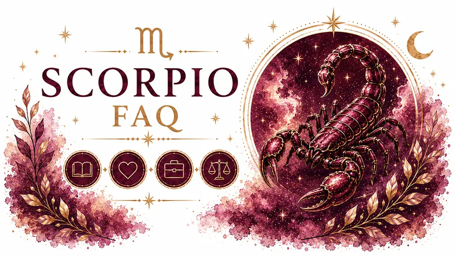 Scorpio zodiac frequently asked questions