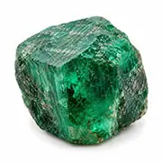 Emerald crystal associated with Taurus