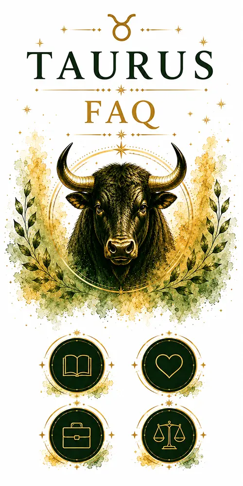 Taurus zodiac frequently asked questions