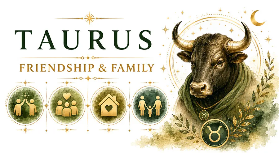 Taurus friendship and family relationships