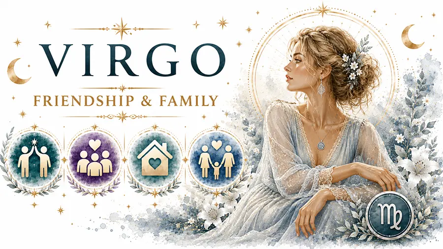 Virgo friendship and family relationships